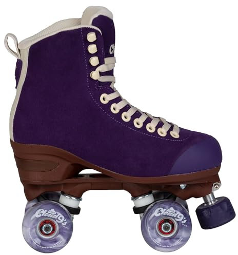 Chaya Rollschuhe Elite Purple Evil - Roller Skates für Damen und Herren im Retro-Look für Roller-Disco - Roll-Schuhe in Lila