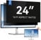 IPROKKO [2 Pack 24 Inch Computer Privacy Screen Filter, Removable Anti Glare Blue Light Scratch Protector Film for 24inch Computer 16:9 Widescreen Monitor, Anti Spy Security Protector Shield