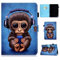 Case for Amazon kindle Fire Max 11 Inch 2023 Tablet Tablet Case, Shockproof PU Leather Multi-Angle Viewing Stand Function Folip Flip Protective Cover Headset monkey