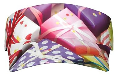 Pretty Present Sonnenblende Hüte Verstellbare Leere Top Baseball Cap Stilvolle Sonnencreme Visier Kappe Unisex Sport Caps Schwarz, Schwarz , One size