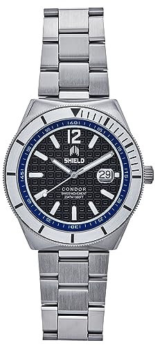 Shield Condor Armbanduhr w/Datum - Weiß