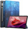 MoKo Funda Delgada para Lenovo Tab P12 12,7 Pulgadas 2023, Funda de Carcasa PC con Soporte Plegable Estable para Lenovo Tab P12 12,7 2023 con Auto Activación/Reposo, Noche de Estrella Azul