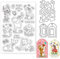 ORIGACH Tiere Stempel und Stanzformen für die Kartenherstellung Tiere Clear Stamps und Tags Stanzformen für Scrapbooking DIY Crafting Dekorative