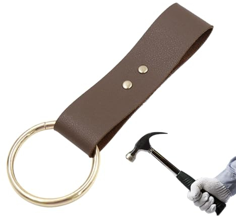 Generic Leather Hammer Holster with Belt Loop | Axe Holder for Tools - PU Leather Hammer Hook, Storage Organizer Belt Tool Holder for Hammers, Hatchets, Mallets, UTUP0GAPL650Q2QUY2R