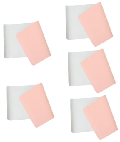 FRCOLOR 5pcs Nail Tech Table Mat Desk Protector Manicure Handrest DIY Nail Art Cushion Double-Sided Mouse Pad