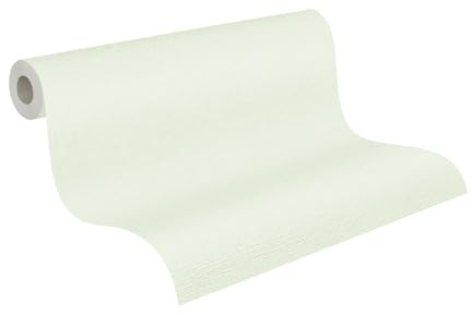 A.S. Création Papier peint mural 395479 - Vert clair - Papier peint non tissé de qualité supérieure pour chambre à coucher - 10,05 m x 0,53 m - Fabriqué en Allemagne