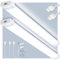 Bellanny 2 Pezzi Neon Led 120CM Collegabili Plafoniera Led Soffitto 40W 4000LM Tubo Led Barra, 6500K Impermeabile IP65 Lampada per Garage Cucina Officina Ufficio Bagno Seminterrato Giardino Magazzino