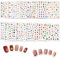 20 Fogli Adesivi per Unghie Autoadesivi, Cartoon Nail Art Decals, DIY Nail Stickers, Decorazioni per Punte Delle Unghie per Bambini, Nail Art Decorazione per Donne Ragazze Adulti Bambini