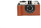 Demi-étui fait main en cuir véritable pour appareil photo Pentax 17 Couleur rufous