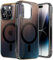 JETech Iridescent Case for iPhone 14 Pro Max 6.7-Inch Compatible with MagSafe, Cute Unique and Aesthetic Design, Colorful Fluorescent Translucent Back Shockproof Phone Cover (Iridescent Black)