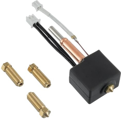 EPLZON Kobra 3 hotend 3D-Drucker-Extruder-Kit mit 3 Messingdüsen 0,4 mm für Kobra 3, Kobra 3 Combo