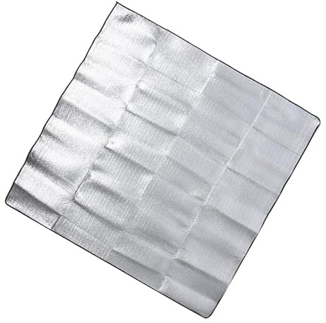 Campingmatte, Aluminiumfolie, Picknickdecke, Stranddecke, leicht, Outdoor-Decke, Wandern, Picknick, Reisen, Camping