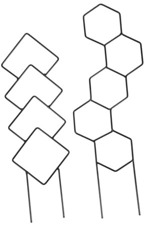 MOBUTOFU 2stücke Metall Pflanzen Rankhilfe Für Kletterpflanzen Robuste Unterstützung Für Blumen Obst Und Gemüse Für Garten Und Balkon Einfacher Aufbau Stabil Und Langlebig