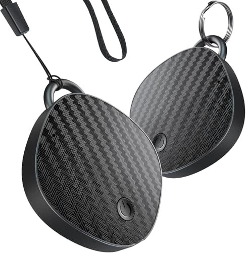 Item Finder for Apple, 2-Pack Air Tracker Tag for Keys, Bags, Luggage, Item Locator, Worldwide Key Finders Tags Works with Find My App (iOS Only)