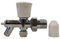 TC Classic Manual Lockshield Wheelhead Radiator Valve Angled 8mm with Drain Off
