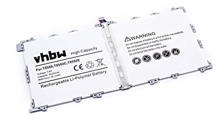 vhbw Akku kompatibel mit Samsung Galaxy TabPro 12.2 LTE, TabPro 12.2 WiFi, SM-T905 Tablet Pad (9500 mAh, 3,8 V, Li-Ion)