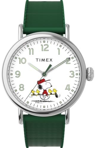 Timex Herren Analog Quarz Uhr Peanuts Waterbury Standard