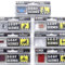 Iberplace Set mit 7 Miniaturfiguren, handbemalte Modelle, Maßstab H0 (1:87), für Modelleisenbahn, Dioramen und DIY-Projekte, Modellbau, Deco-Züge