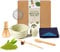 Hafuvool Japanese Matcha Tea Set - 8 Pcs Ceramic Matcha Bowl & Bamboo Whisk Kit with Chasen, Scoop, Sieve - Traditional Matcha Making Tools for Tea Ceremony - Gift for Tea Lovers