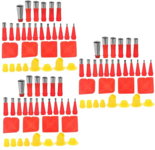 Homoyoyo 3 Sätze Düse Versiegelung Kalkwerkzeug Abdichten Verstemmungswerkzeugsatz Dichtungswerkzeugsatz, Endbearbeitungswerkzeug Verstemmwerkzeug Aus Metall Verstemmungswerkzeuge Plastik