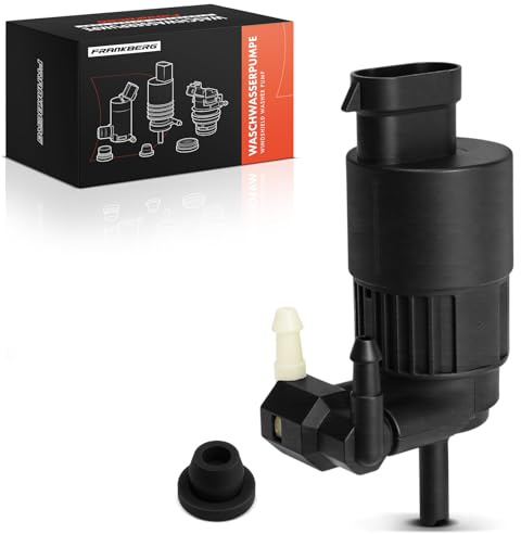 Frankberg Pompe lave-glace, pompe à liquide lave-glace, pompe de nettoyage | Compatible avec: K.a.n.g.o.o KC0/1, Thalia II LU, M.e.g.a.n.e I BA0/1, Scénic I MPV FA0 JA0/1, Micra II K11