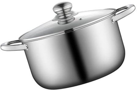UKCOCO Olla Inoxidable Tapa de Olla Multifuncional para Cocinar al Vapor para Cocinas de Inducción y Gas Accesorio de Cocina Resistente y Duradero