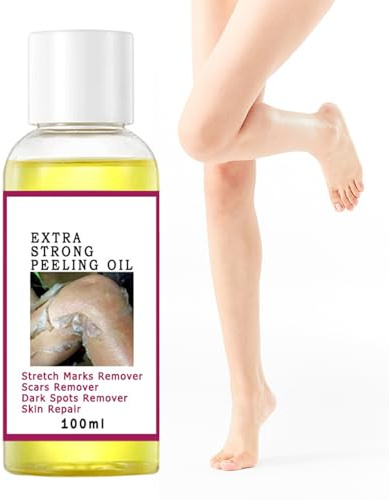 Peelingöl für dunkle Haut – normale Peeling-Lösung und Körperöl – Starkes Peeling-Öl für den Körper, feuchtigkeitsspendende Lösung und Peeling für Hände und Füße