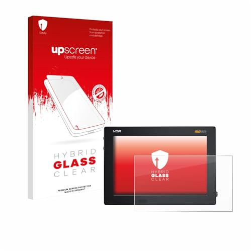 upscreen Protecteur d´Écran en Verre Trempé pour Blackmagic Video Assist 5 12G HDR – Glass-Plastique 9H Dureté