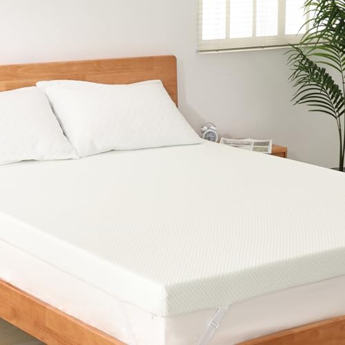 EGOHOME Gel Topper 180x200 cm, 5cm Höhe Matratzen Topper H2 mit Memory Foam, Öko-TEX und CertiPUR Zertifiziert, 180x200cm Matratzentopper für Boxspringbett Schlafsofa
