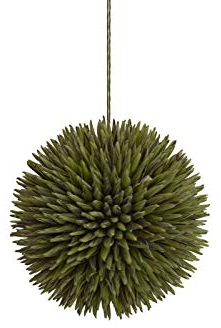 EUROPALMS Sukkulenten Kugel (Eva), Kunstpflanze, grün, 20cm | Sukkulentenkugel mit Soft-Touch-Blättern