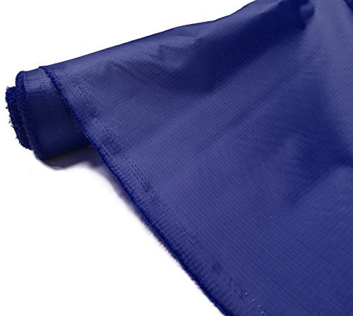 A-Express Ripstop Impermeable Poliéster Tela 3.8oz Polainas Material al aire libre Cubrir Acampar Bandera - 5 Metro (500cm x 150cm) Azul real
