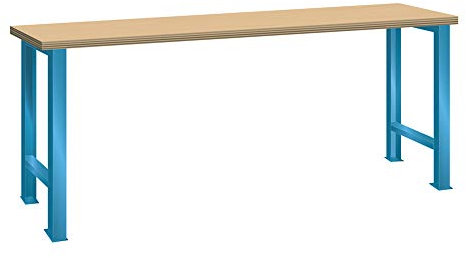 LISTA Art.Nr. 40.961.010 Werkbank (BxTxH) 1500x700x840mm Lichtblau RAL 5012