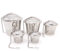 BITEYI Infusor de Té en Acero Inoxidable Malla Extrafino Colador y Filtro de té,con Gancho y Cadena(Conjunto de 5)