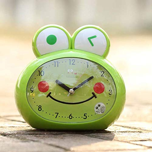 Gwill Frosch Kinder Cartoon Uhr Led Nachtlicht Snooze Wecker Cube Stille Elektronische Batterie Wecker Timer