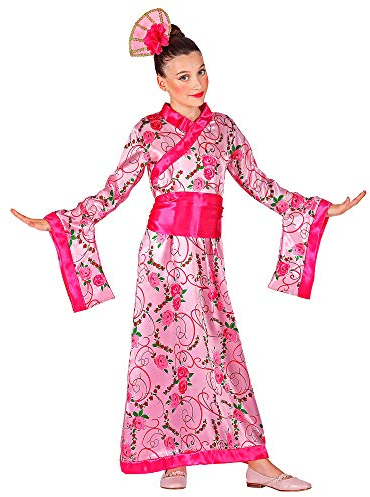 WIDMANN MILANO PARTY FASHION - Costume enfant princesse asiatique, kimono, geisha, déguisements de carnaval