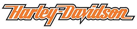 Adesivi riflettenti retrò per casco Harley Davidson laterali (confezione da 2)