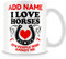 MUGGZ Funny Horse Mug Personalised Gift - I Love Horses It's People Who Annoy Me