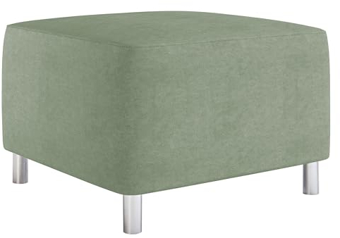 Mirjan24 Moderner Polsterhocker Dover, Sitzhocker Hocker Sitzbank Fußbank Pouf Farbauswahl (Uttario Ve. 2954)