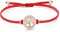 Lebensbaum Armband Damen Mädchen Kinder Rosegold Silber 925, Mutter Tochter Mama, Stoff Glücksbringer Rot Armband Damen Schmuck Personalisierte Geschenke für Frauen Mädchen Mama Freundin