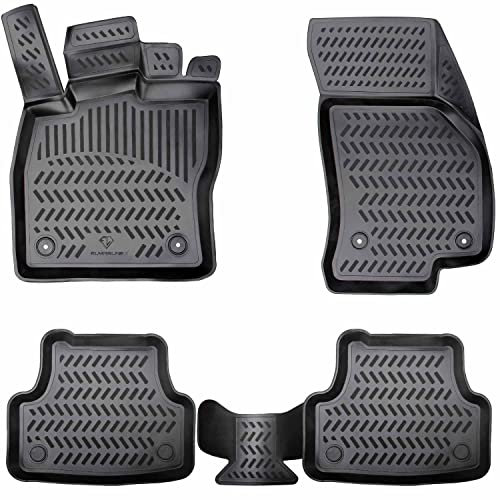 ELMASLINE 3D Gummimatten Set für Peugeot 508 (I) 2010-2018 | Extra hoher 5cm Rand