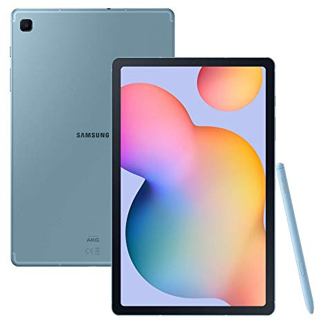 Samsung Galaxy Tab S6 Lite Wi-Fi + Cellular - Angora Blue - Unlocked (Renewed)