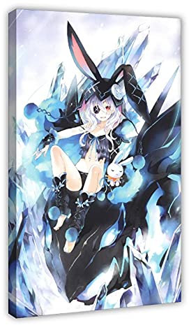 Anime-Poster Date A Live 46, Leinwand-Poster, Schlafzimmer-Dekoration, Sport-Landschaft, Büro, Raum-Dekoration, Geschenk, 60 x 90 cm, Rahmen: