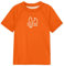 BesserBay Jungen Kurzarm Atmungsaktiv Badeshirt Bademode Schwimmshirt UV Shirt Orange UV-Shutz Rashguard 130