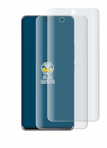BROTECT Schutzfolie für Honor 50 | 2 Stück Entspiegelnder Displayschutz Made in Germany Matte Full-Screen Folie Full-Cover 3D Curved Anti-Reflexion Montage Kit