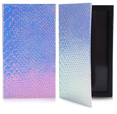 Tavolozza Ombretti Vuota Magnetica 18x10 cm, Palette Trucco Fai Te con Effetto Cangiante Scatola Porta Cosmetici per Rosa, Fondotinta, Cipria, Viaggio