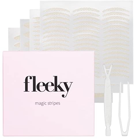 fleeky Schlupflider Stripes Magic - unsichtbare Augenlider Stripes zum Schlupflider-Lifting ganz ohne OP, eyelid tape, Doppel-Schluplid Aufkleber zu Kaschierung (Mix)