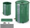UISEBRT Serbatoio per acqua piovana da 200 litri, pieghevole, con griglia di ingresso dell'acqua, serbatoio dell'acqua piovana, in PVC, raccoglie acqua rispettosa dell'ambiente