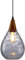 Hobaca E27 Woody Graues Wasserlicht Glas Modern Pendelleuchte, Hängelampe, Deckenleuchte Holz Hängeleuchte retro,für Wohnzimmer Restaurant Bars Büro (Woody Grey)