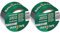 Duck TAPE 106-03 Original Gewebeband – Selbstklebendes Klebeband mit wasserdichter Oberfläche – Panzertape extra stark für innen & außen – 50mm x 25m - Silber (Packung mit 2)
