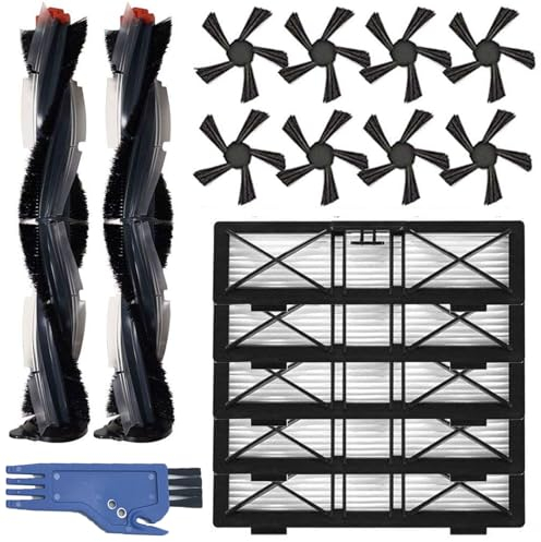 Ersatzteile für Neato Botvac D75 D80 D85 D3 D4 D5 D6 D7,Zubehör für Neato D-Serie und Neato Botvac Anschlussserie Staubsaugerroboter, Enthält Hauptbürsten,Filter,Seitenbürste,Reinigungswerkzeug